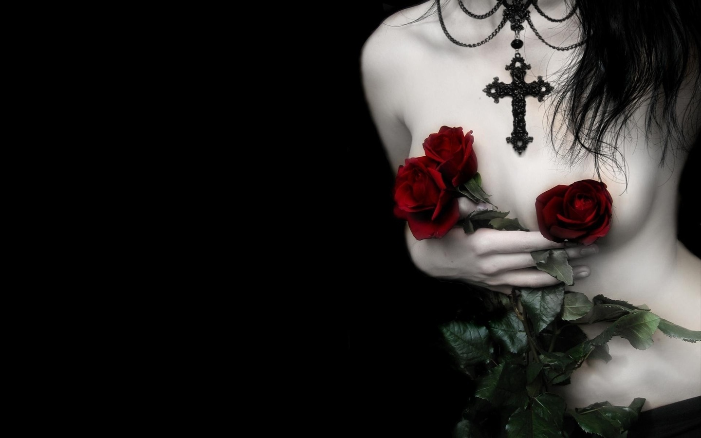 Крест и роза