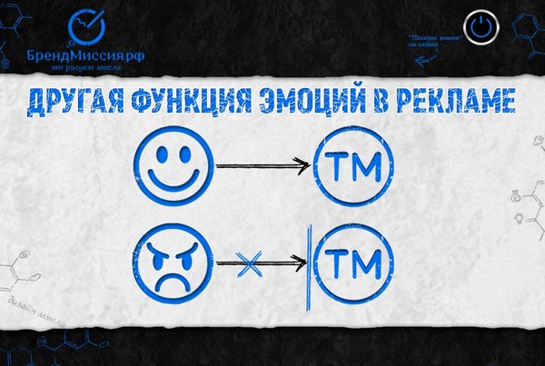 Эмоции в рекламе повышают запоминаемость, но функция эмоций - не только запоминаемость.

Эмоции – это вектор направления выбора. Человек живет по принципу – избегать неприятное и стремиться к удовольствию. Это Природа. Поэтому, когда Вас приятно обслужили и приняли в компании, Вы туда вернетесь, даже если там дороже. Но если там было неприятно, Вы будете стараться больше туда не попадать, даже если там дешевле. 

Что это значит? 
Это значит, что если Ваш продукт, Ваше помещение, Ваш персонал – не продуманы, не оформлены, не проработаны, не натренированы – то никакая реклама Вас не спасёт! 

Как же быть? 
Начните с простого – опросите Ваших клиентов после получения услуги и улучшите то, что было плохо. А то, что было хорошо – сохраните во всем и везде. 

Что дальше? 
Вот Вам тест для проверки себя – оцените по 10-ти бальной шкале: ...

ЧИТАТЬ ПОЛНОСТЬЮ:http://brandmission.ru/node/drugaya-funkciya-emociy-v-reklame