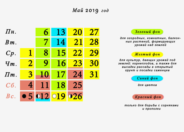 Май, последний месяц весны - самый насыщенный работами месяц для садоводов, цветоводов, огородников. Чтобы все успеть и ничего не забыть сделать, загляните в "план работ на май", который найдете по ссылке ниже
http://www.gardening.kittens-world.ru/maj-kalendar-rabot-na-maj-dlja-sadovodov-cvetovodov-ogorodnikov.html
#Лунный_календарь, #Лунный_календарь_2019, #Календарь_дачника_2019, #календарь_садовых_работ, #Сезонные_работы_в_саду_и_дома, #Благоприятные_дни_посадок_на_2019_год,