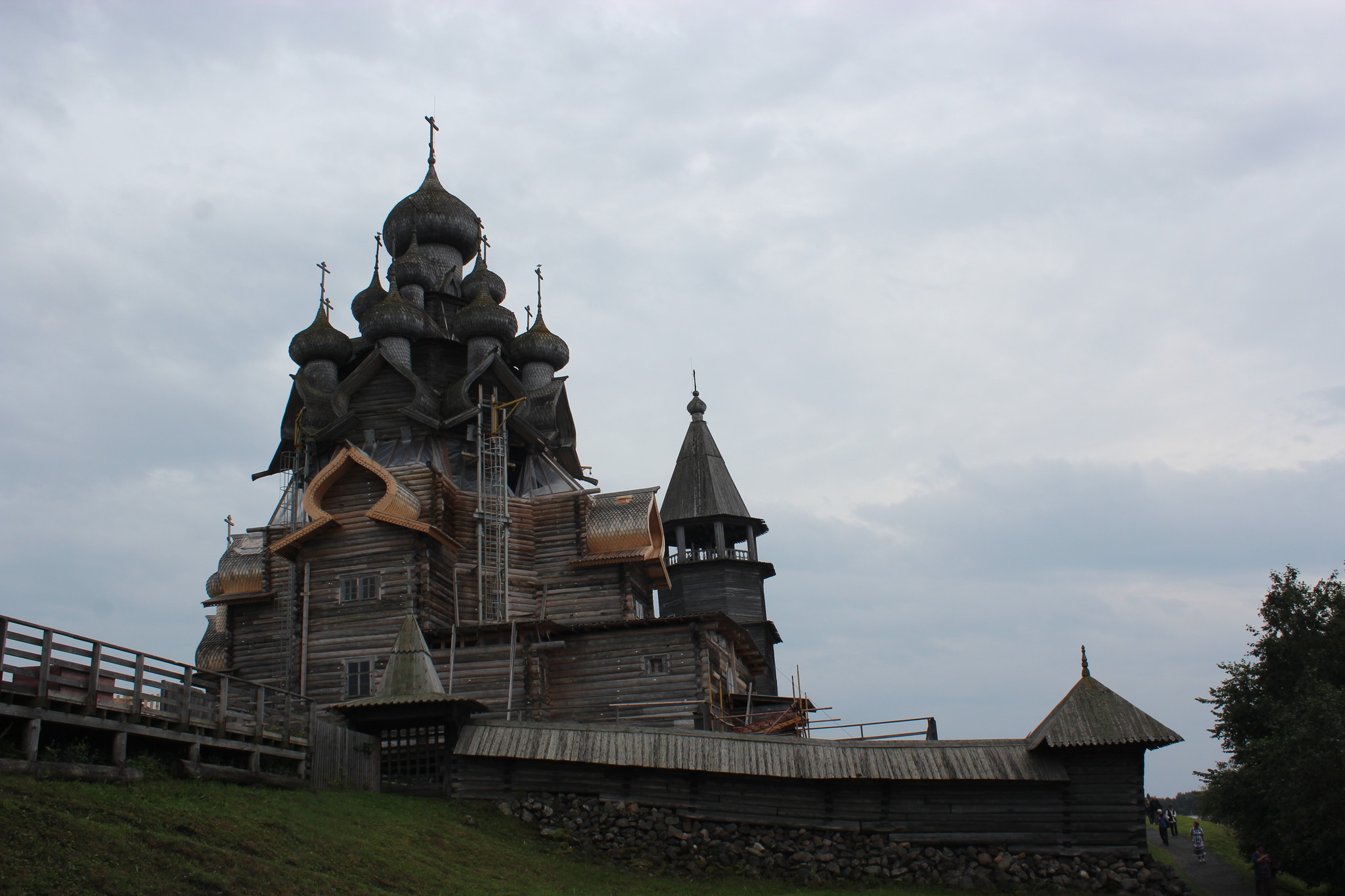 Преображенская Церковь Кижи пожарные